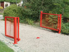 Easy-Gate is a self-closing safety gate